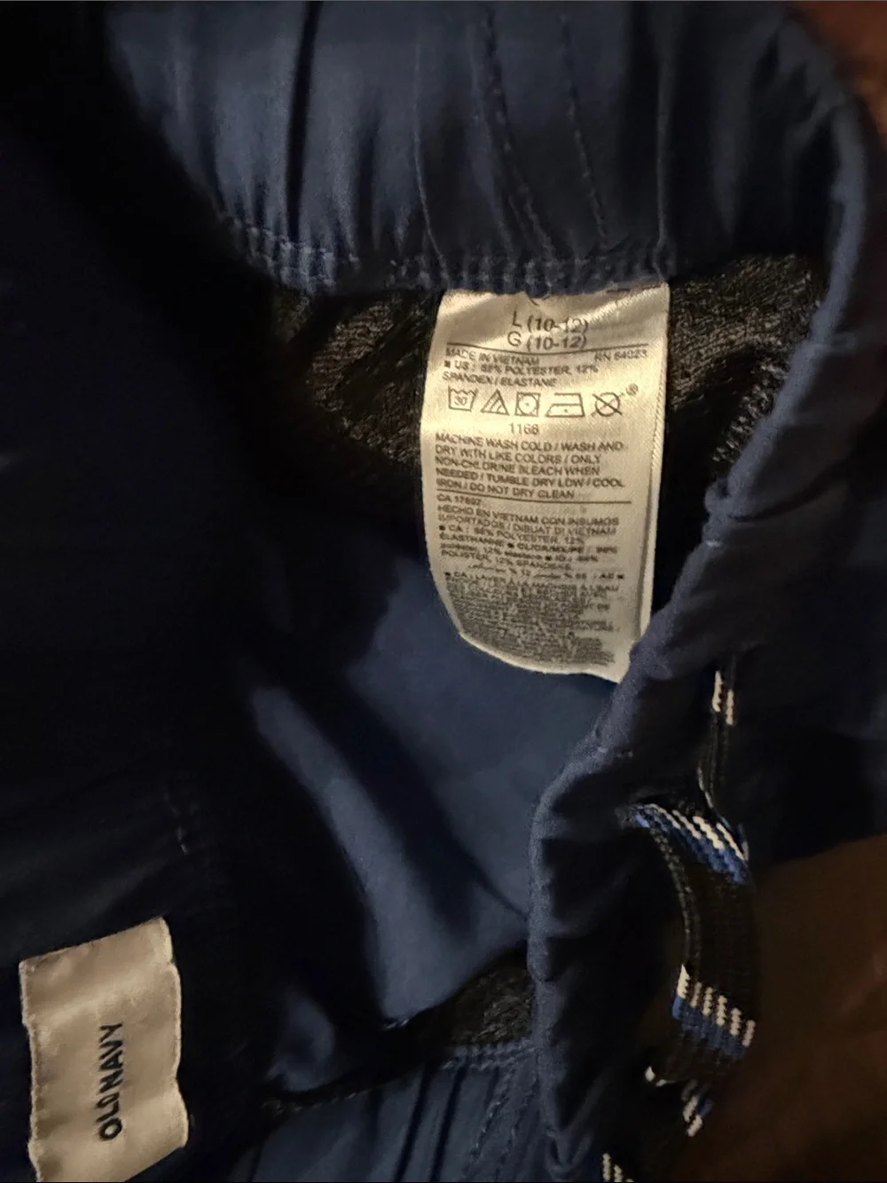 Old Navy Boys Navy Blue Drawstring Active Shorts